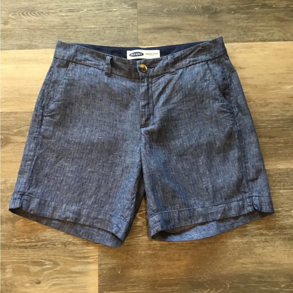 Old Navy Blue Mid-Rise Shorts Wm Sz 4